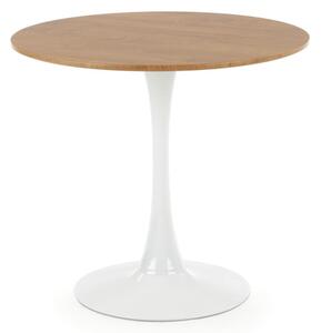 Jedálenský stôl STANG dub zlatý/biela