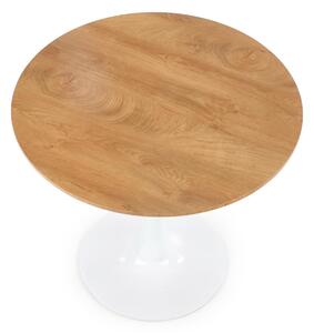 Jedálenský stôl STANG dub zlatý/biela