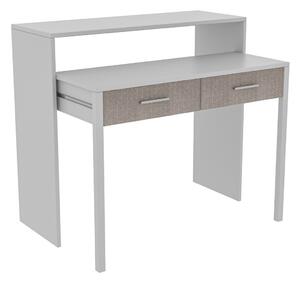 Dizajnový písací stôl Odile 99 cm biely