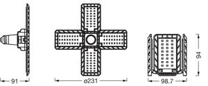 LED Žiarovka HIGHBAY E27/23W/230V 4000K - Osram