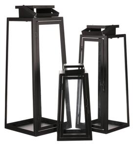 Set troch lampášov čierny LUC302 (3 ks)