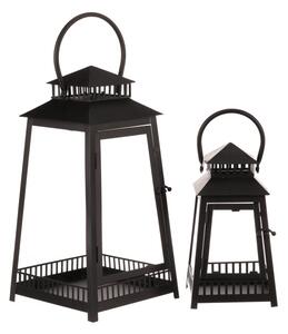 Set dvoch lampášov čierny LUC307 (2 ks)