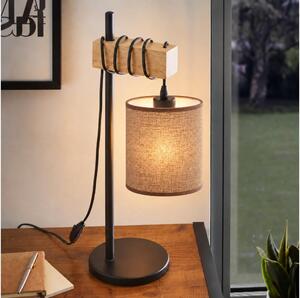 BRILAGI - Stolná lampa NUBILA 1xE27/40W/230V hnedá/čierna