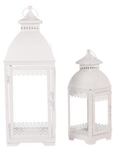 Set dvoch lampášov biely JL343 (2 ks)