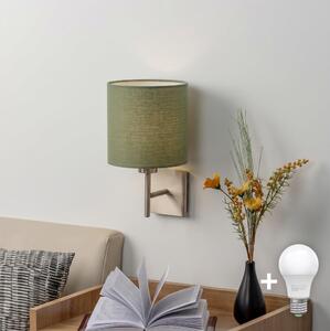 BRILAGI - LED nástenné svietidlo NUBILA 1xE27/60W/230V matný chróm/zelená
