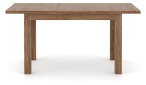 Rozkladací jedálenský stôl DOO 120/160x75 cm svetlý orech