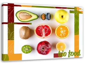 Obraz na plátne Chutné BIO ovocie Rozmery: 60 x 40 cm