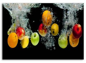 Obraz na plátne Čerstvé ovocie vo vode Rozmery: 60 x 40 cm