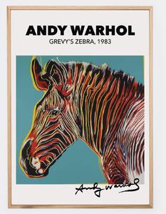 Plagát Grevy's Zebra | Andy Warhol