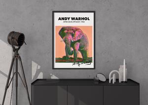Plagát African Elephant | Andy Warhol