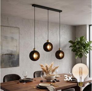 LED luster na lanku CUBUS 3xE27/60W/230V