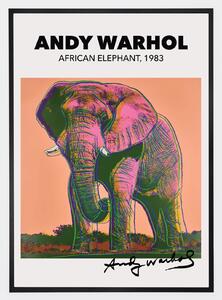 Plagát African Elephant | Andy Warhol