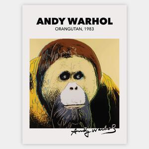 Plagát Orangutan | Andy Warhol
