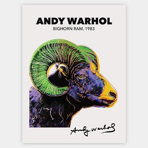 Plagát Bighorn Ram | Andy Warhol