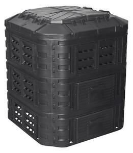 Čierny kompostér Modular – Rojaplast