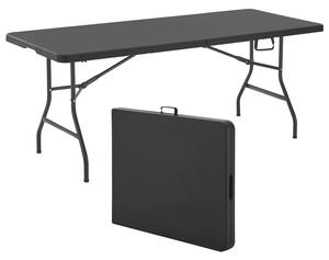 Bufetový stôl XL skladací čierny