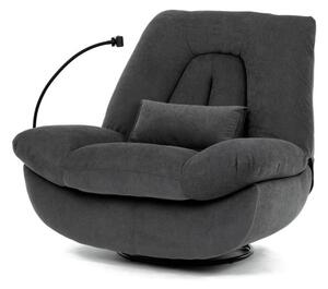 Polohovacie kreslo sivé, elektrické TV-7089 GREY2