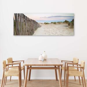 Obraz na plátne Pláž po západe slnka Rozmery: 90 x 30 cm
