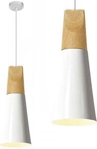 Toolight, Stropné svietidlo SCANDI B, biela - hnedá, OSW-00151