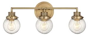 Quintiesse QN-POPPY3-HB-BATH - Kúpeľňové nástenné svietidlo POPPY 3xE27/60W/230V IP44 zlatá