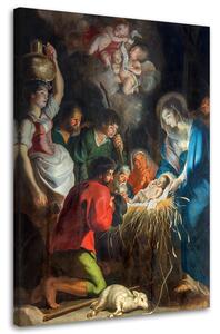 Obraz na plátne Vianočný kostol svätého Pavla Antverpy Rozmery: 40 x 60 cm