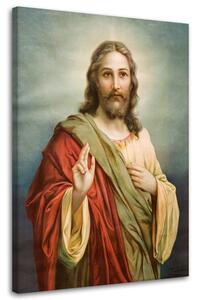 Obraz na plátne Ježišu Kriste Rozmery: 40 x 60 cm