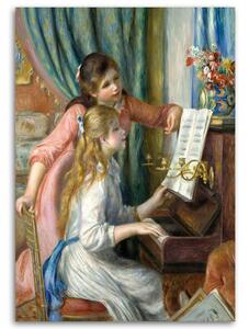 Obraz na plátne Dievčatá pri klavíri - Pierre Auguste Renoir, reprodukcia Rozmery: 40 x 60 cm