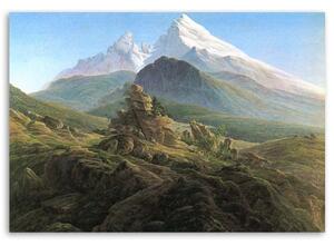 Obraz na plátne Der Watzmann - Caspar David Friedrich, reprodukcia Rozmery: 60 x 40 cm