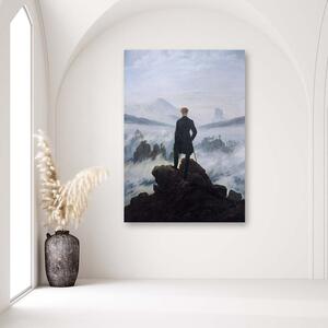 Obraz na plátne Pútnik nad morom hmly - Caspar David Friedrich, reprodukcia Rozmery: 40 x 60 cm