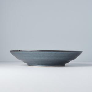 Čierno-sivá keramická servírovacia misa Mij Pearl, ø 29 cm