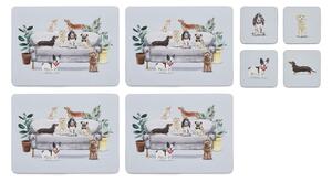 Prestieranie a tácky v súprave 8 ks Curious Dogs – Cooksmart ®