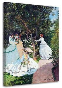 Obraz na plátne Ženy v záhrade - Claude Monet, reprodukcia Rozmery: 40 x 60 cm