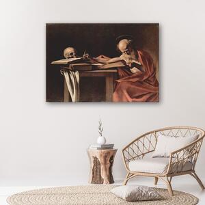 Obraz na plátne Svätý Jeroným píše - Michelangelo Merisi da Caravaggio, reprodukcia Rozmery: 60 x 40 cm