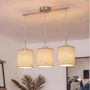Brilagi - LED luster na lanku NUBILA 3xE27/60W/230V svetlohnedá