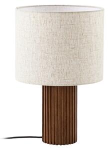 Stolové Lampa Lindby, Kimiko, Drevo, Obývacia izba, Tkanina / Textil, Škandinávsky