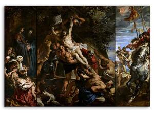 Obraz na plátne Vynášanie kríža - Peter Paul Rubens, reprodukcia Rozmery: 60 x 40 cm