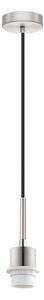 Brilagi - LED luster na lanku NUBILA 1xE27/60W/230V priemer 14 cm čierna/krémová