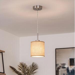 Brilagi - LED luster na lanku NUBILA 1xE27/60W/230V pr. 14 cm svetlohnedá