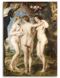 Obraz na plátne Tri milosti - Peter Paul Rubens reprodukcia Rozmery: 40 x 60 cm