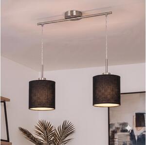 Brilagi - Závesný LED luster NUBILA 2xE27/60W/230V čierny