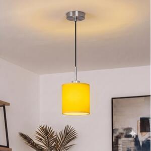 Brilagi - LED závesné svietidlo na lanku NUBILA 1xE27/60W/230V priemer 14 cm čierna/žltá