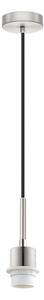 Brilagi - LED luster na lanku NUBILA 1xE27/60W/230V pr. 14 cm čierna/oranžová