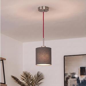 Brilagi - LED luster na lanku NUBILA 1xE27/60W/230V pr. 14 cm červená/antracit