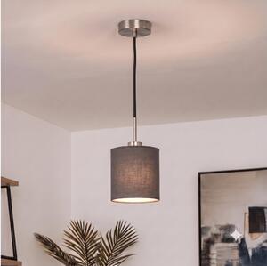 Brilagi - LED luster na lanku NUBILA 1xE27/60W/230V pr. 14 cm čierna/antracit