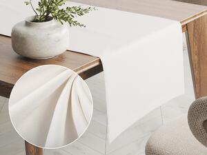 Biante Bavlnený behúň na stôl Panama PAN-001 Biely 20x120 cm