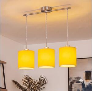 Brilagi - LED luster na lanku NUBILA 3xE27/60W/230V žltý