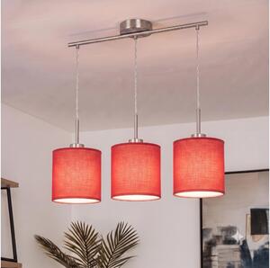 Brilagi - LED luster na lanku NUBILA 3xE27/60W/230V červená