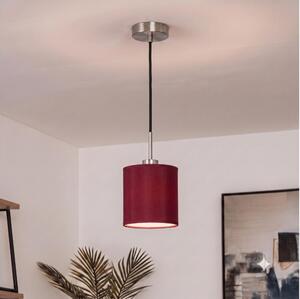 BRILAGI-LED Luster na lanku NUBILA 1xE27/60W/230V pr.14cm čierna/pompejská červená