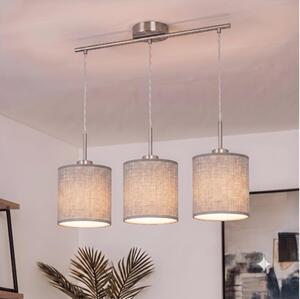 Brilagi - LED luster na lanku NUBILA 3xE27/60W/230V sivý