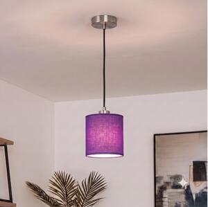 Brilagi - LED luster na lanku NUBILA 1xE27/60W/230V pr. 14 cm čierna/fialová